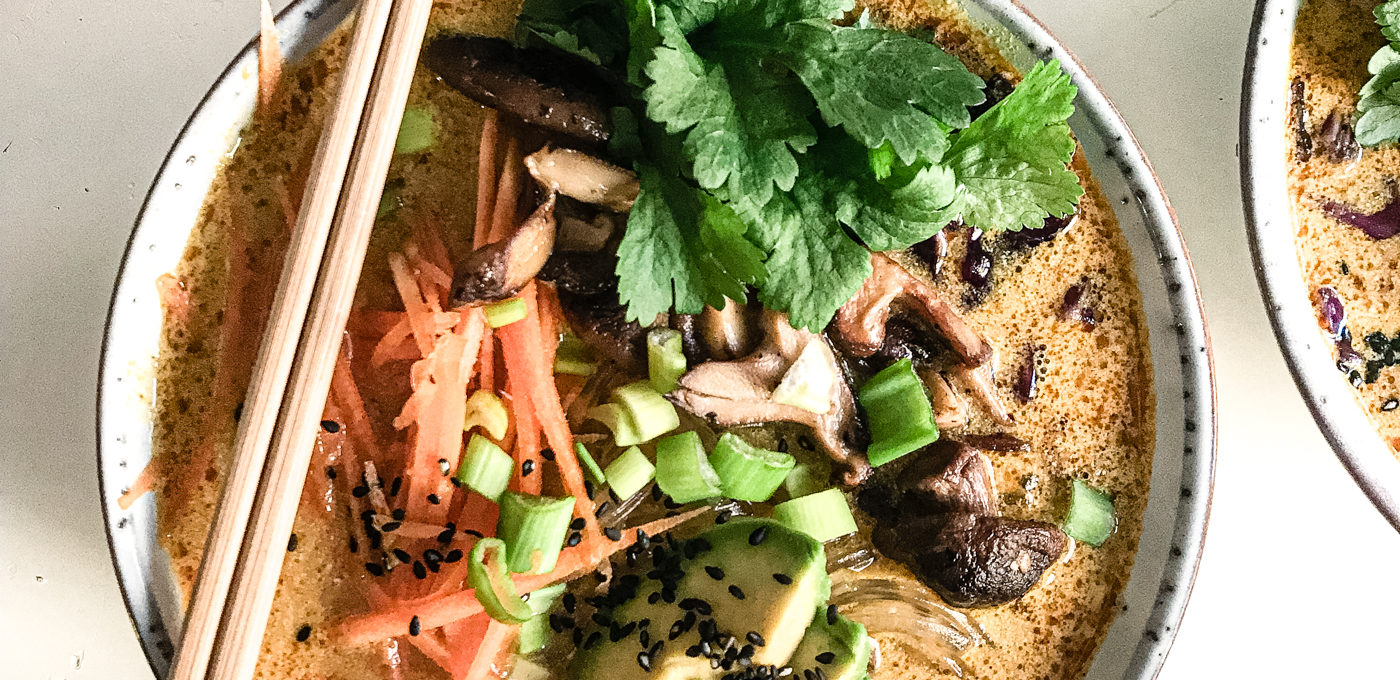 Vegan Red Curry Thai Soup