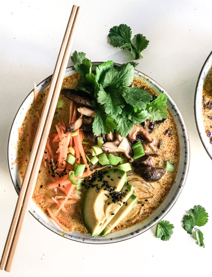 Vegan Red Curry Thai Soup