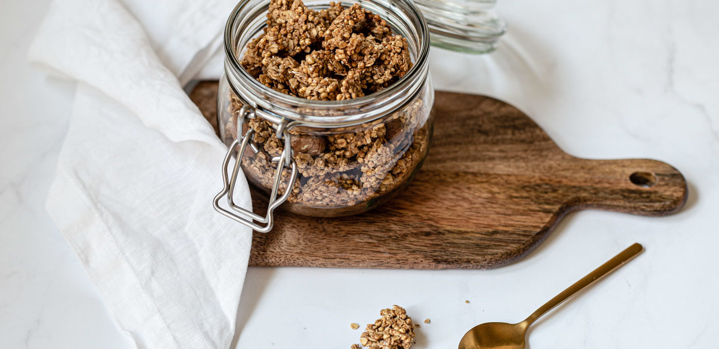 Almond butter millet granola