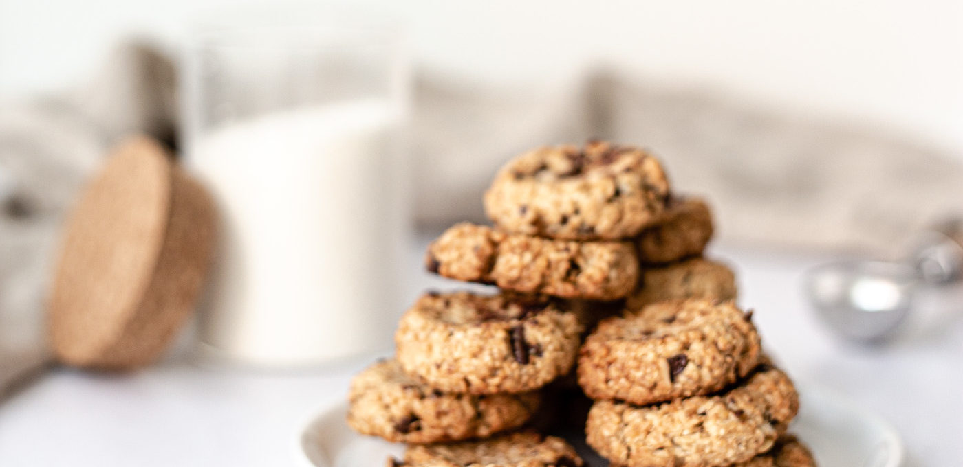 Chocolate Chip Coconut Oat cookies