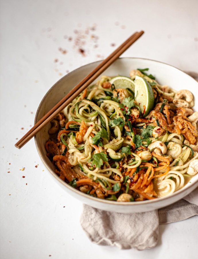 Spicy peanut butter noodles