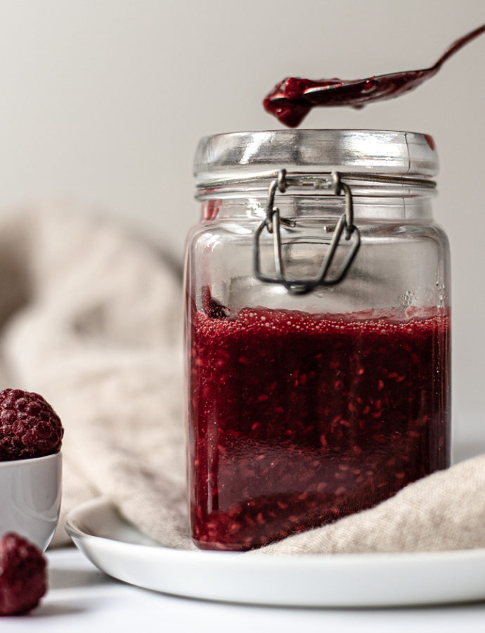 2-ingredient Raspberry jam