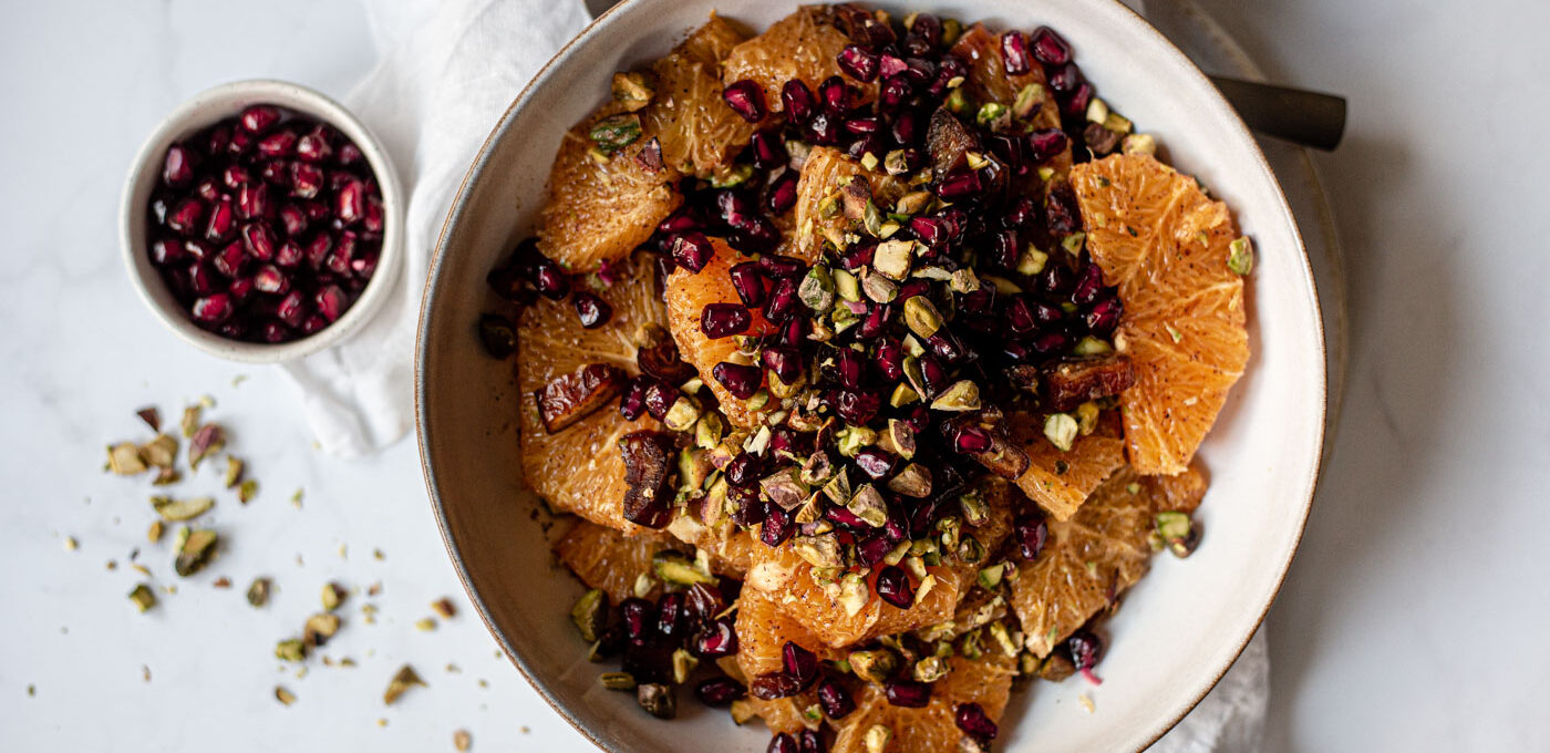 Moroccan orange cinnamon salad