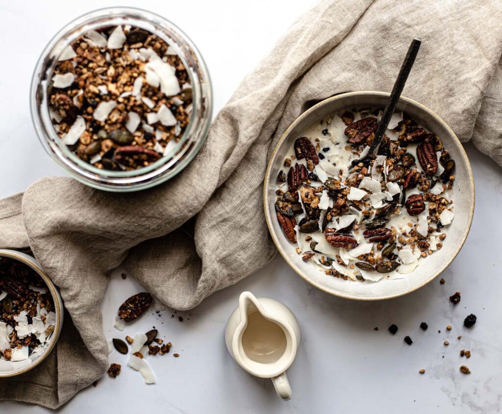 Blueberry Pie Granola