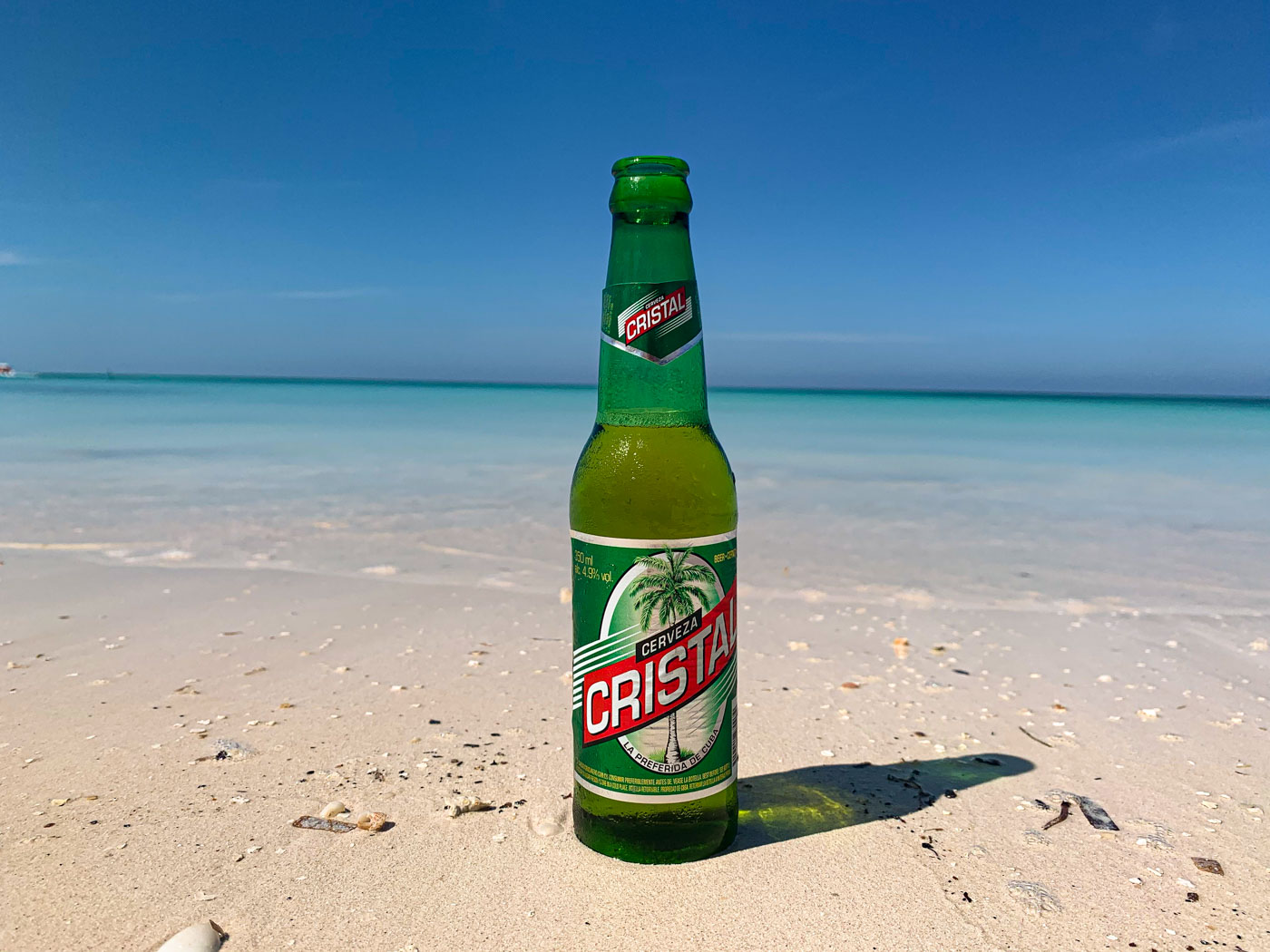 Local Beer on Playa Jutias