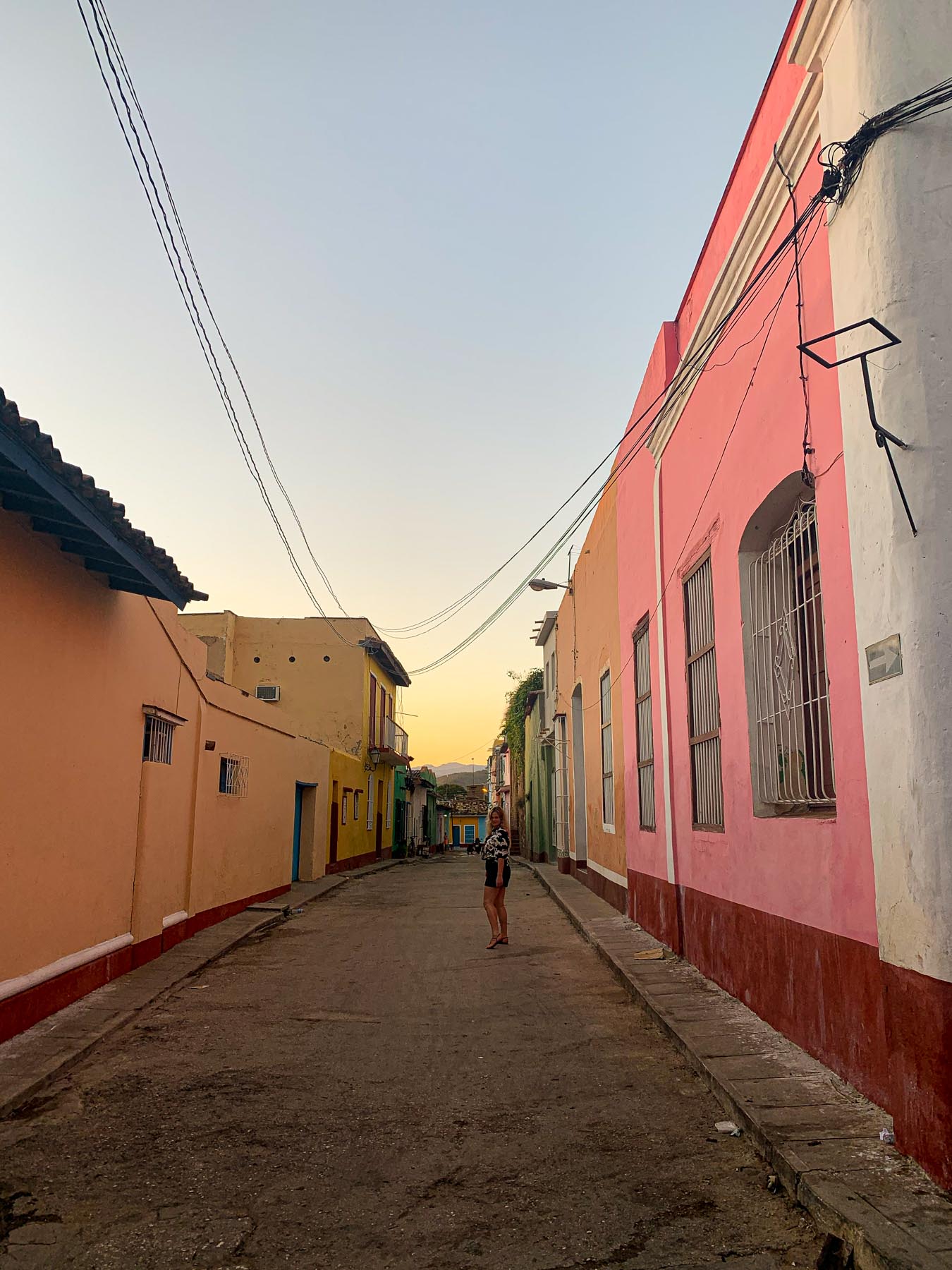 Narrow streets of Trinidad