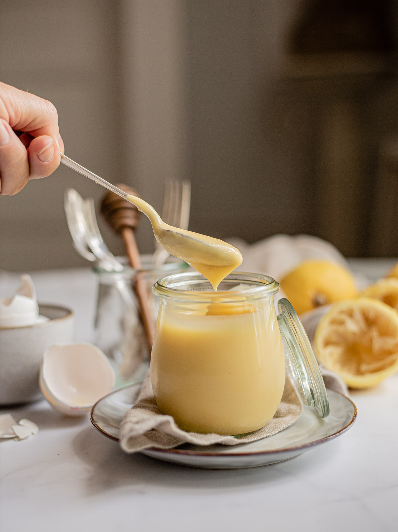 Healthy honey lemon curd | Justanotherfoodiegram